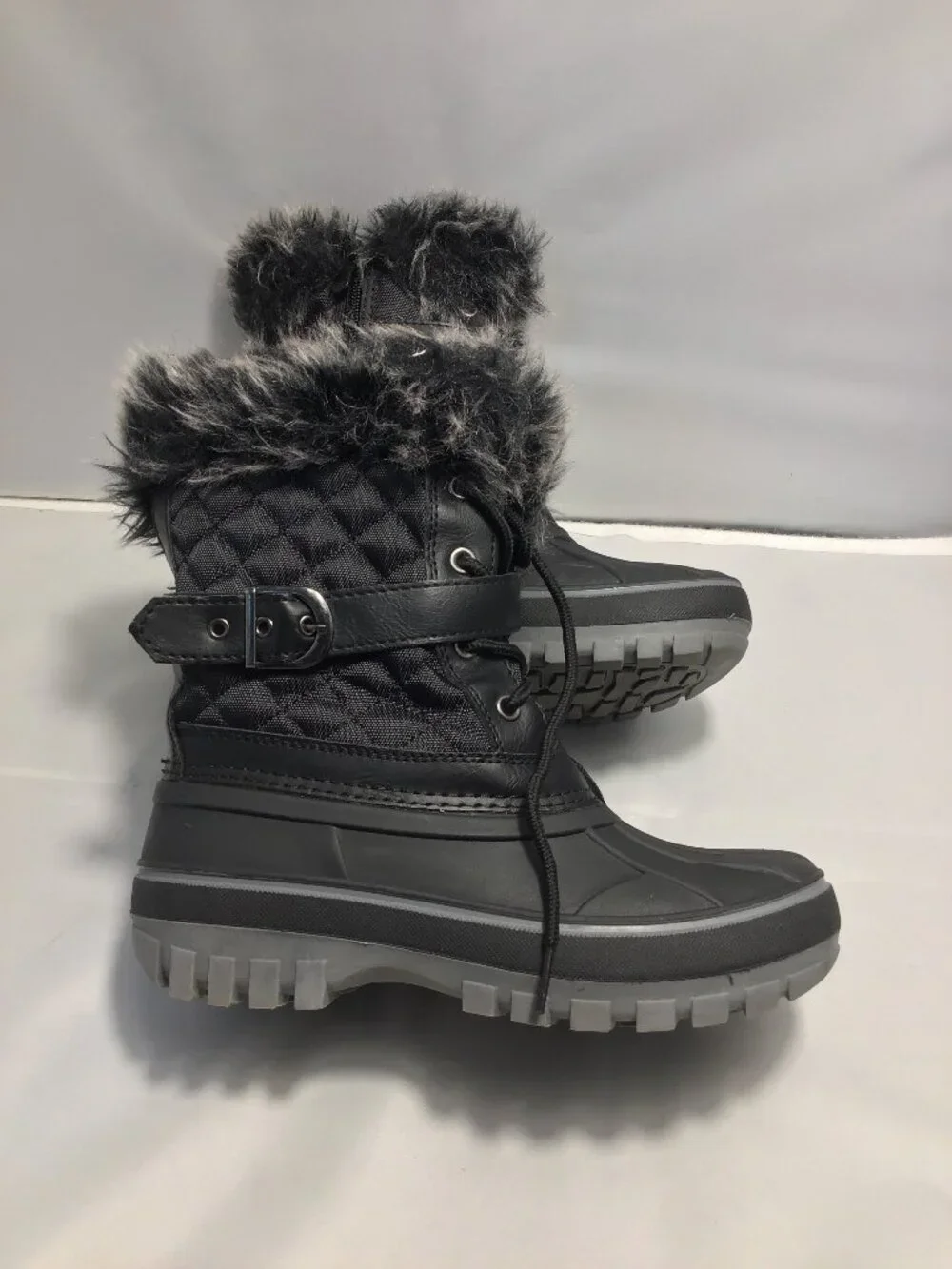 Dream Pairs Little Girl Weatherproof Rain, Snow Boots Size 1